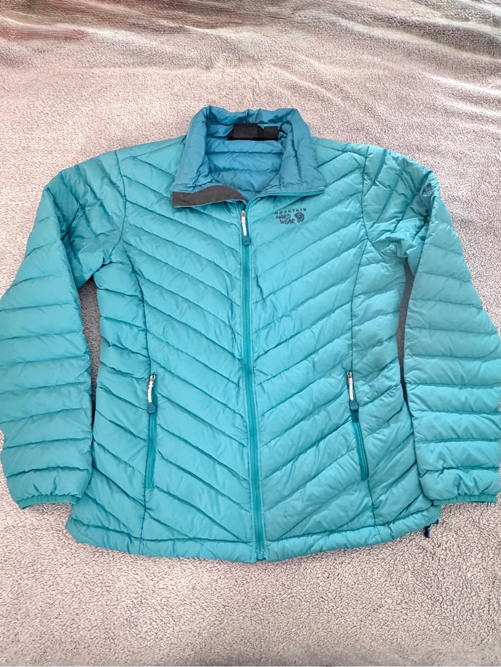 Mountain Hardwear Q Shield 650 micro Down Puffer Jacket – Women's Medium M Teal